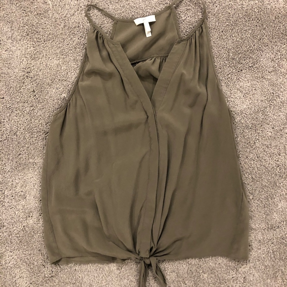 Joie silk green top